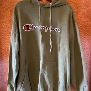 Green Champion Tall hoodie